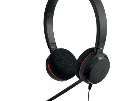 Headphones with Microphone Jabra EVOLVE 20 Black Fashion