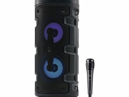 Bluetooth Speaker with Karaoke Microphone ELBE ALT-88 10W Black For Sale