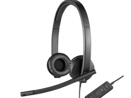 Headphones with Microphone Logitech 981-000575 Black For Cheap