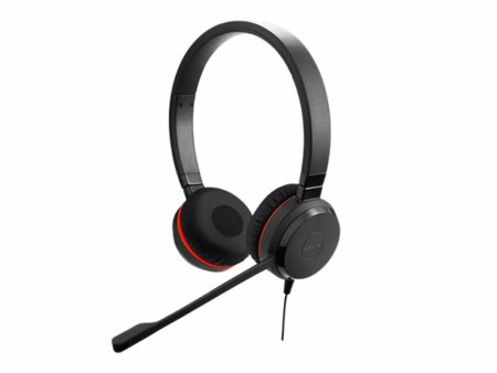 Headphones with Microphone Jabra EVOLVE 30 II Black on Sale