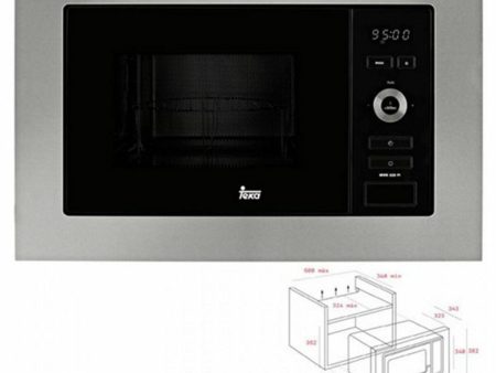 Built-in microwave with grill Teka MWE 225 FI 20 L 800W Steel 800 W 20 L Sale