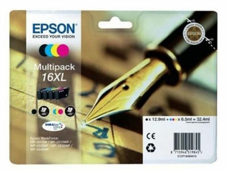 Compatible Ink Cartridge Epson T16XL Black Cyan Magenta Yellow Hot on Sale