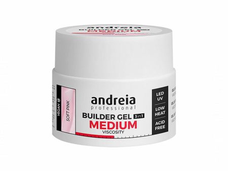 Gel nail polish Medium Viscosity Andreia Professional Builder Pink (44 g) Hot on Sale