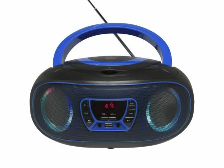 Radio CD MP3 Denver Electronics Bluetooth LED LCD Blue Black Blue For Cheap