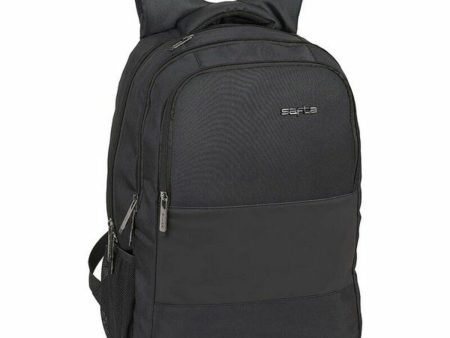 Rucksack for Laptop and Tablet with USB Output Safta 15,6   Black 30 x 43 x 16 cm Online now